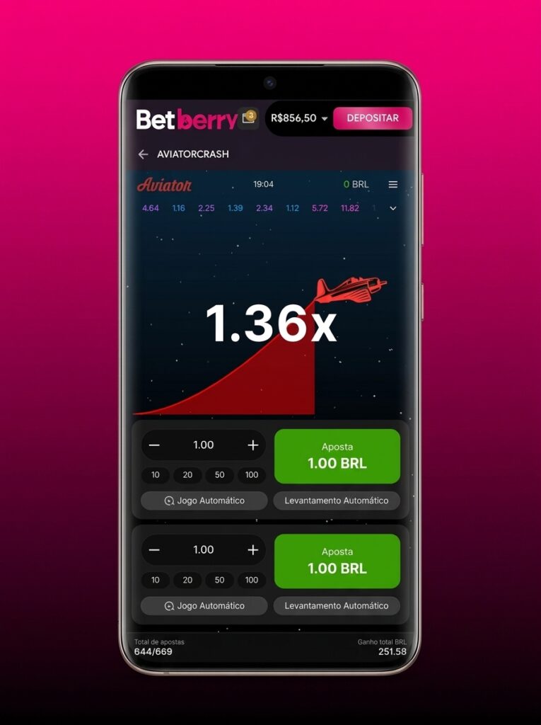 Jogos Disponíveis no Betberry Casino